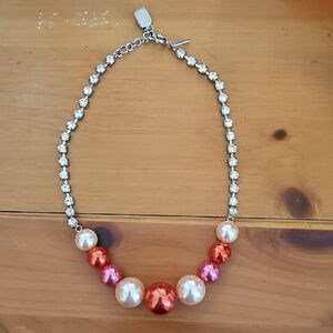 Elegant Mulit Color Pearl Necklace